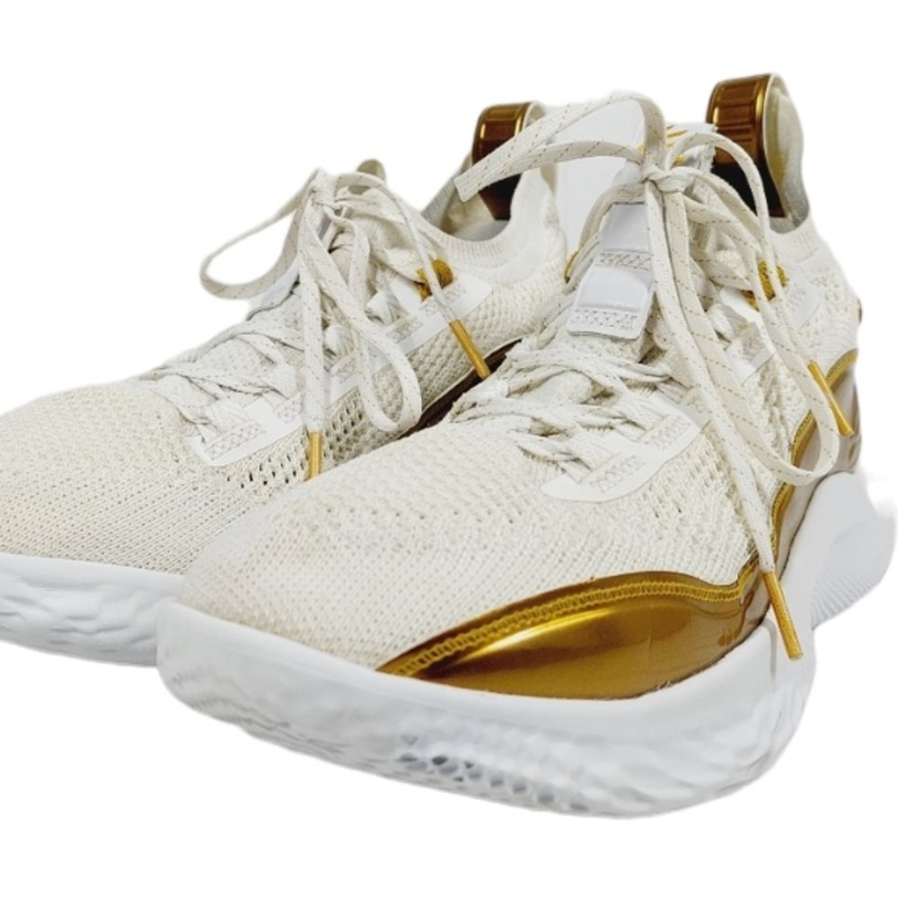 Under Armour Curry Flow 8 'Gold Blooded' Athleisure Sneakers 10 - Picture 3 of 11